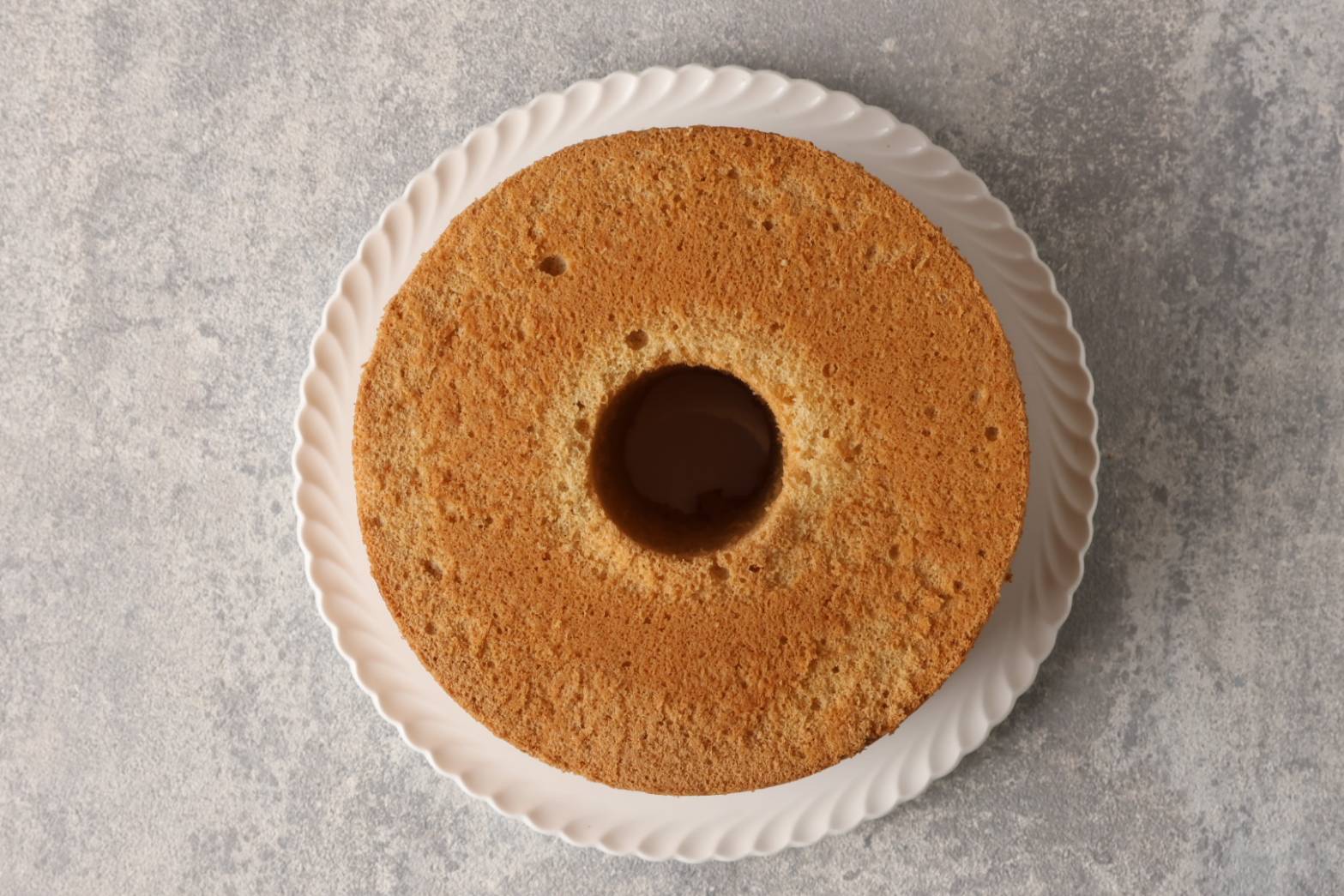 シフォンケーキの写真